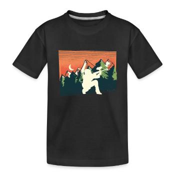 Joueur de Paintball Paintball - T-shirt bio Premium Enfant - noir - Devant