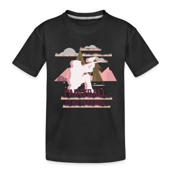 Joueur de Paintball Paintball - T-shirt bio Premium Enfant - noir - Devant
