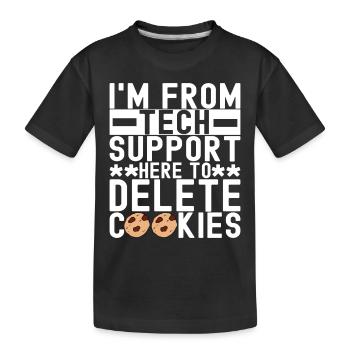 Programmeur Cybersécurité - T-shirt bio Premium Enfant - noir - Devant