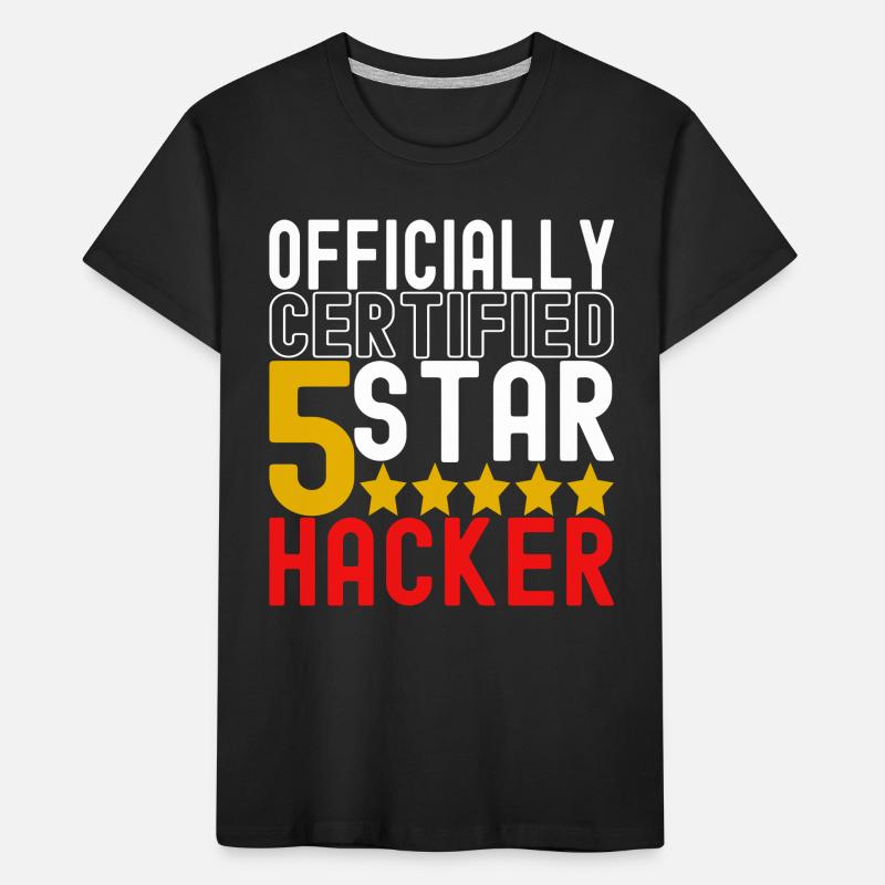 Programmierer Cyber Security Kinder Premium Bio T-Shirt