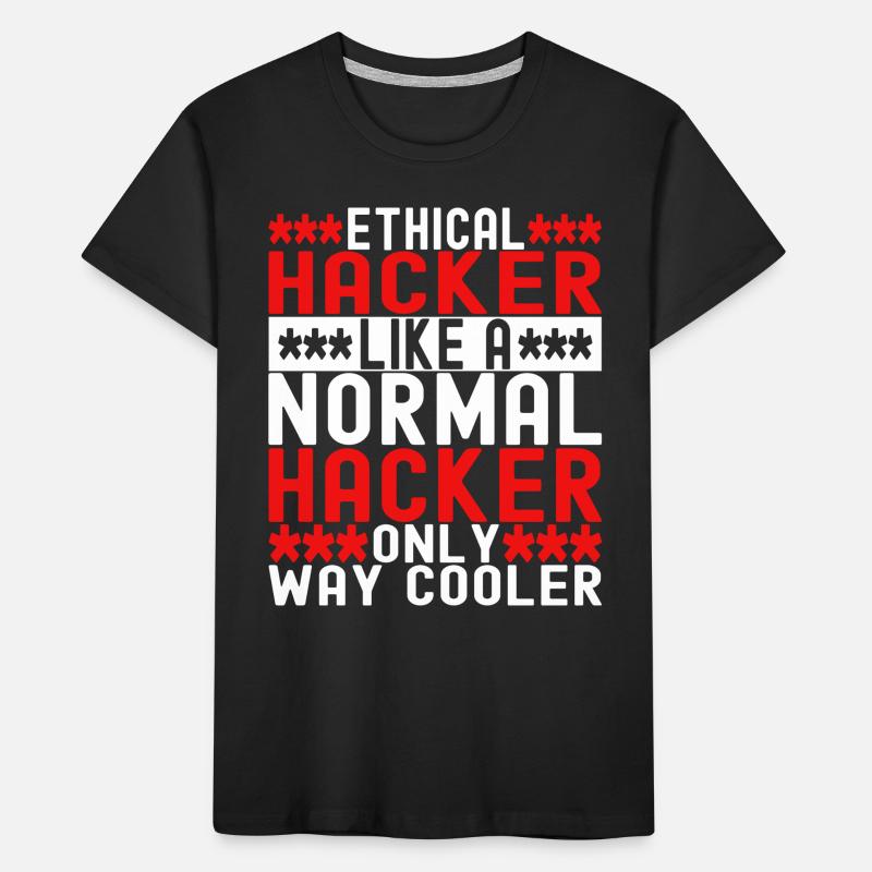 Programmierer Cyber Security Kinder Premium Bio T-Shirt