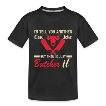 Butcher Gift Butcher Butcher Master Butcher - Kids' Premium Organic T-Shirt - black - Front