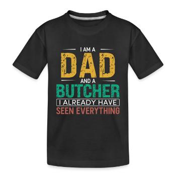 Butcher Gift Butcher Butcher Master Butcher - Kids' Premium Organic T-Shirt - black - Front