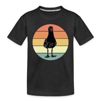 Mouette - T-shirt bio Premium Enfant - noir - Devant