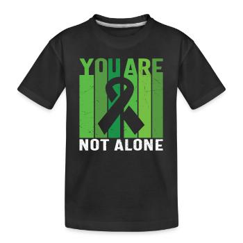La douleur est réelle, mais l’espoir est tout comme la santé mentale - T-shirt bio Premium Enfant - noir - Devant
