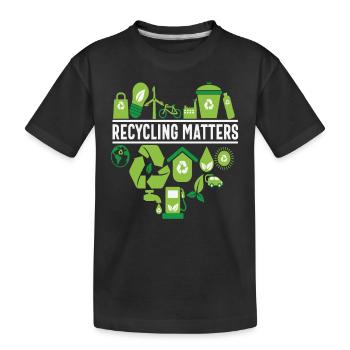 Choisissez de continuer à ne jamais abandonner les devis - T-shirt bio Premium Enfant - noir - Devant