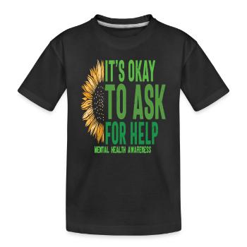 Vos sentiments sont des citations de motivation valides - T-shirt bio Premium Enfant - noir - Devant