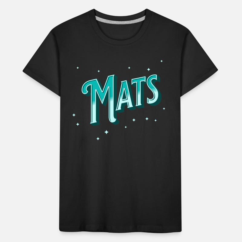Mat's name personalized Kids' Premium Organic T-Shirt