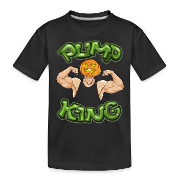 Pump King - Kids' Premium Organic T-Shirt - black - Front