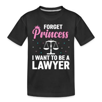 Jura Studentin Law Student - Kinder Premium Bio T-Shirt - Schwarz - Vorne