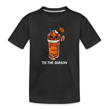 Grusel Halloween - Kinder Premium Bio T-Shirt - Schwarz - Vorne