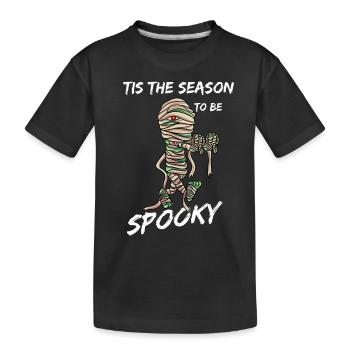 Mummy Creepy - Kids' Premium Organic T-Shirt - black - Front