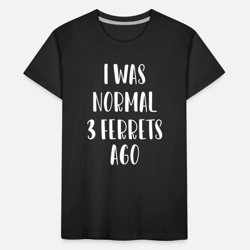 Normal Three Ferrets Before Kids' Premium Organic T-Shirt
