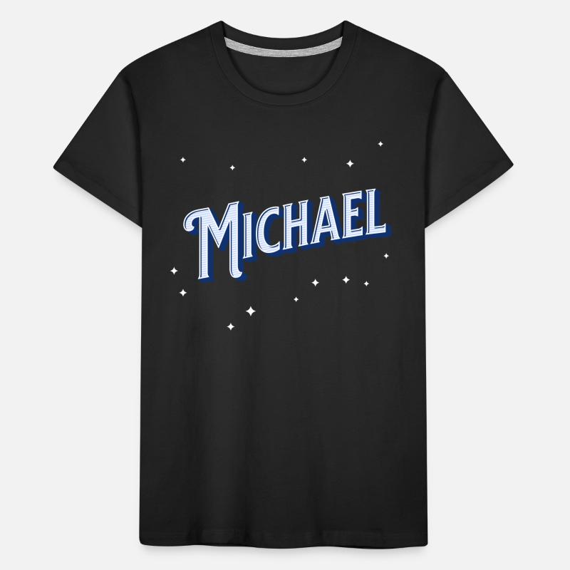 Michael name personalized Kids' Premium Organic T-Shirt