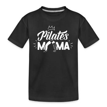 Pilates Mama Mami Mère Amante - T-shirt bio Premium Enfant - noir - Devant