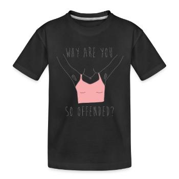 Féministe Anti Rasage Corps Velu - T-shirt bio Premium Enfant - noir - Devant