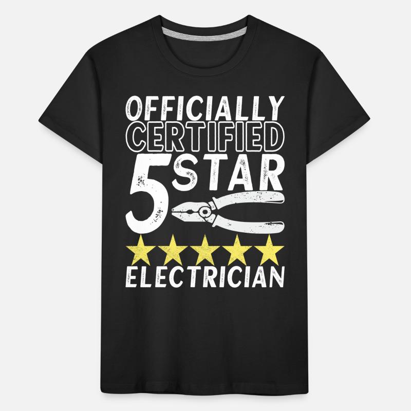 Technicien électricien en électronique T-shirt bio Premium Enfant