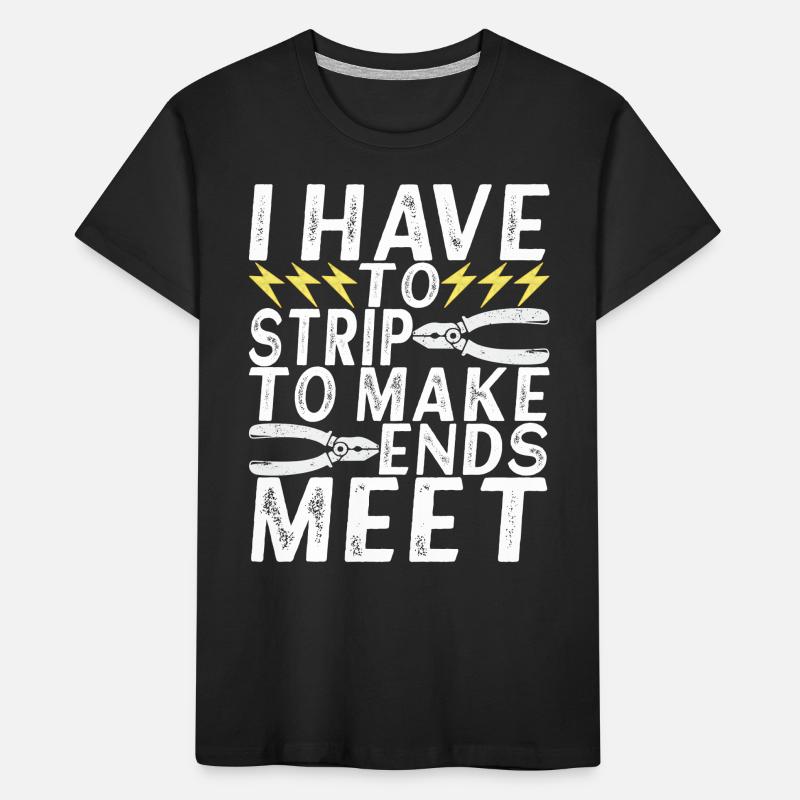 Electrician Electronics Technician Kids' Premium Organic T-Shirt