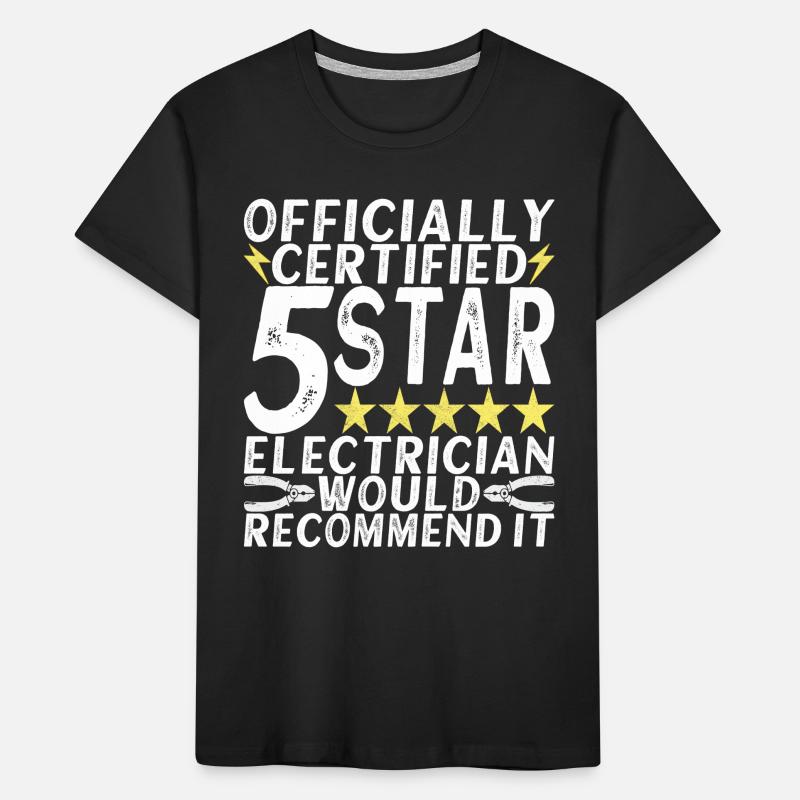 Electrician Electronics Technician Kids' Premium Organic T-Shirt
