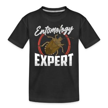 Expert en Entomologie Profession Entomologiste Insectes - T-shirt bio Premium Enfant - noir - Devant