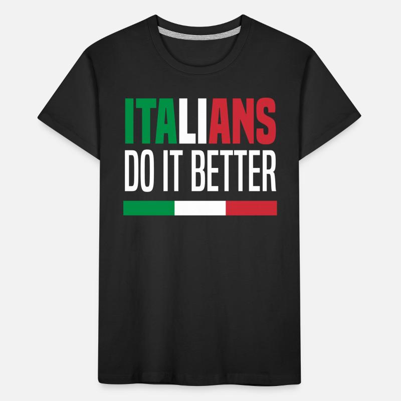 Italians make it better Kids' Premium Organic T-Shirt