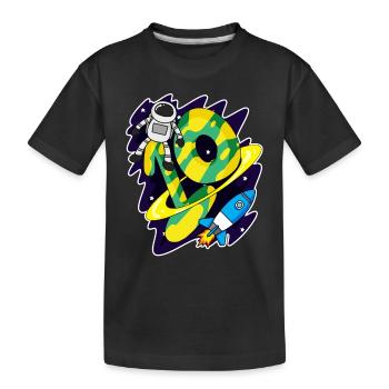 Junge 10 Jahre alt - 10. Geburtstag Geschenk - Kinder Premium Bio T-Shirt - Schwarz - Vorne