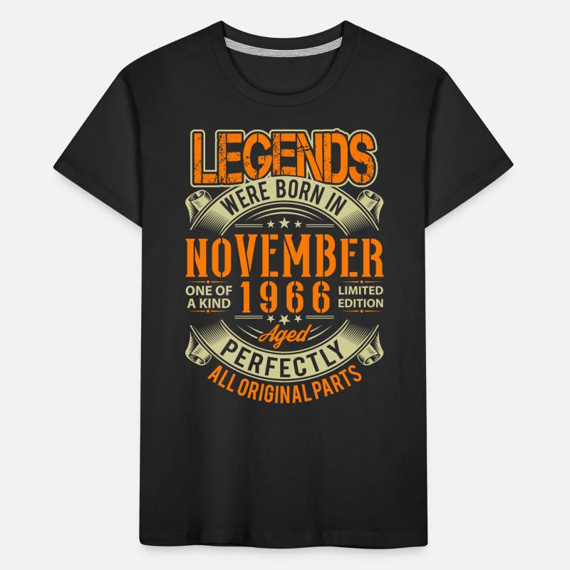 1966 November Birthday Legend Kids' Premium Organic T-Shirt