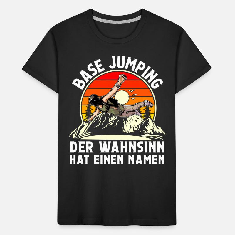 Base Jumping Kinder Premium Bio T-Shirt