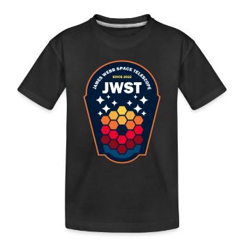 JWST Design rétro - T-shirt bio Premium Enfant - noir - Devant
