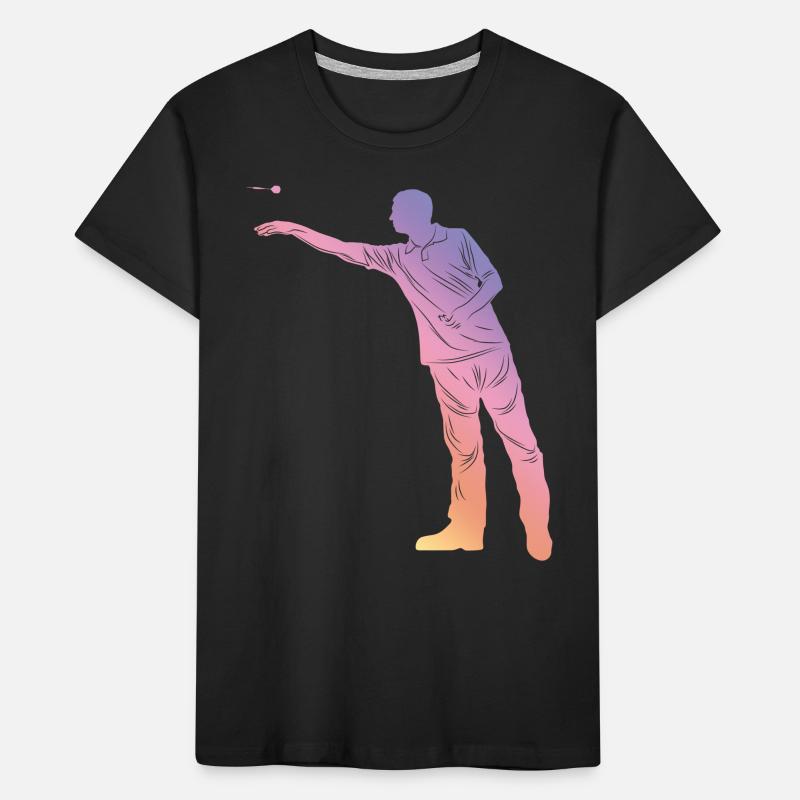 Silhouette de fléchettes T-shirt bio Premium Enfant