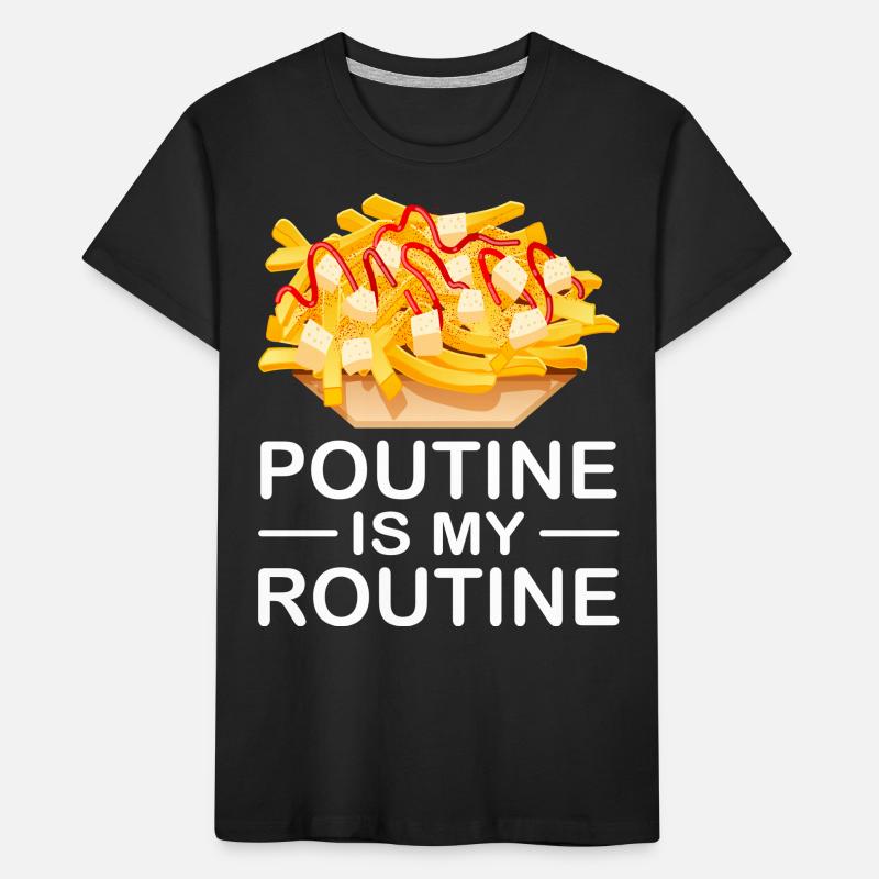 Poutine Canada Spécialité de restauration rapide T-shirt bio Premium Enfant