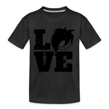 LOVE | Emo clothes | Emocore | Emo Musicemo kids g - Kids' Premium Organic T-Shirt - black - Front