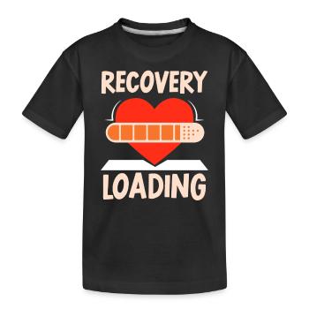 Erholung Laden Überlebender Erholen Patient - Kinder Premium Bio T-Shirt - Schwarz - Vorne