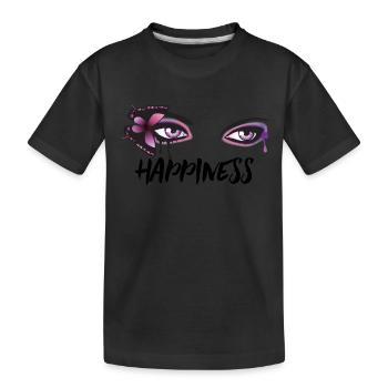 | du bonheur Vêtements Emo pour filles | | Emocore Emo Musi - T-shirt bio Premium Enfant - noir - Devant