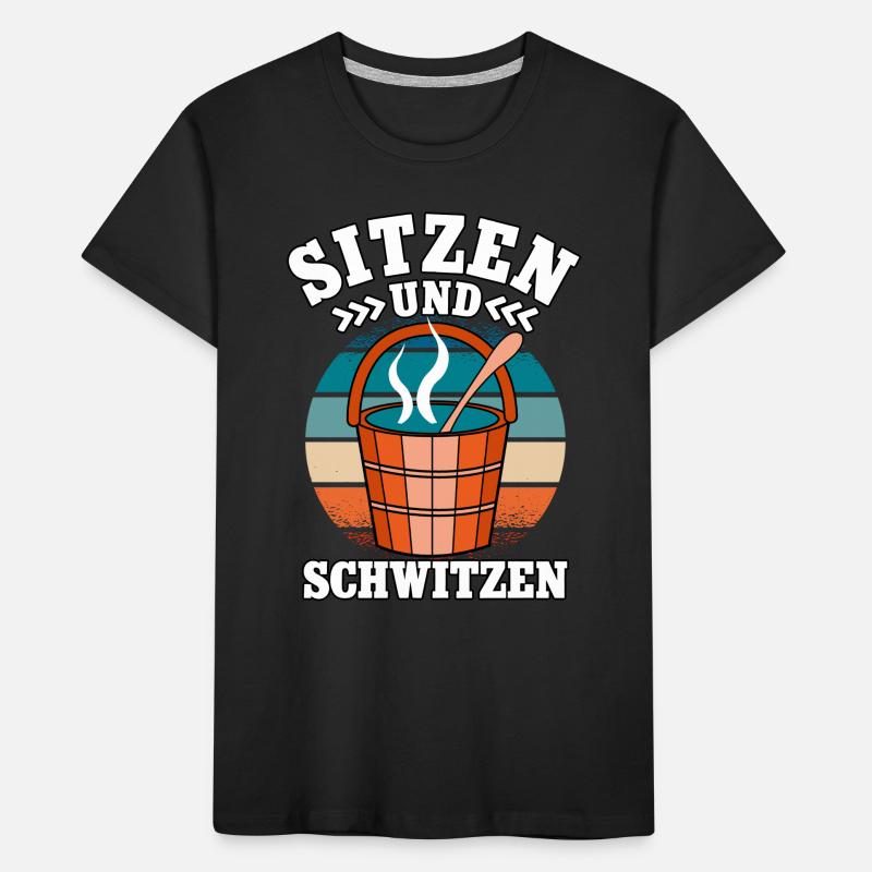 Sauna Kinder Premium Bio T-Shirt
