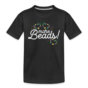 Perles de jument - T-shirt bio Premium Enfant - noir - Devant