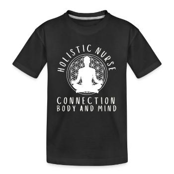 Homeopathy Alternative Medicine, Holistic Nursing - Kinder Premium Bio T-Shirt - Schwarz - Vorne