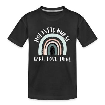 Homeopathy Alternative Medicine, Holistic Nursing - Kinder Premium Bio T-Shirt - Schwarz - Vorne