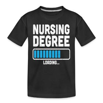 Pflegegrad Laden Pflegeangebote - Kinder Premium Bio T-Shirt - Schwarz - Vorne