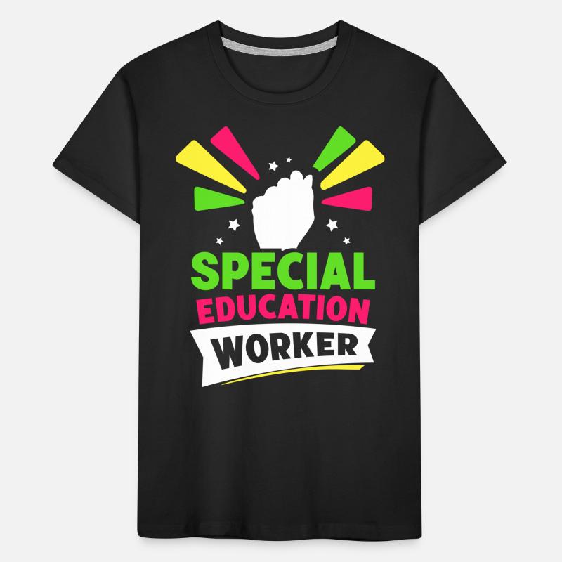 Travailleurs de l’enfance en difficulté Enseignants de l’enfance en difficulté T-shirt bio Premium Enfant