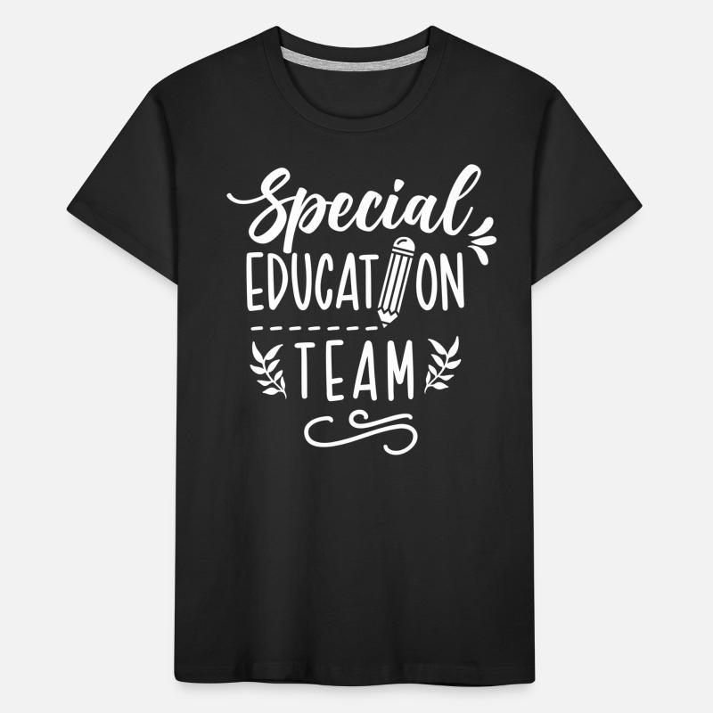 Équipe d’éducation de l’enfance en difficulté Profession d’enseignant en éducation de l’enfance en difficulté T-shirt bio Premium Enfant