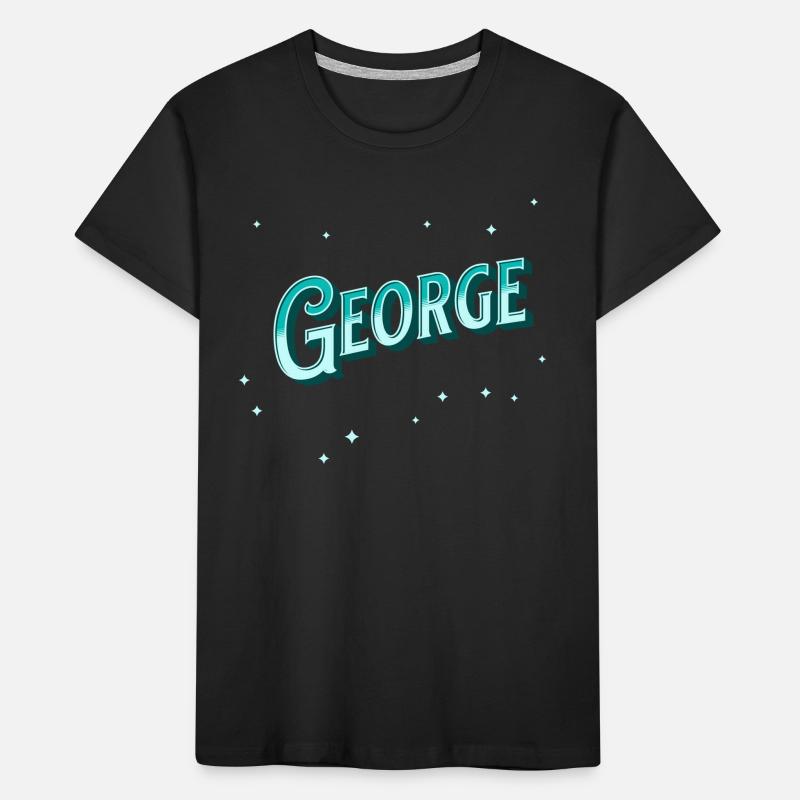George names personalized Kids' Premium Organic T-Shirt
