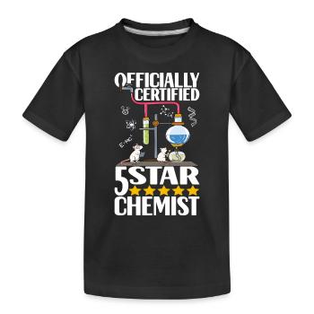 Chimiste chimiste - T-shirt bio Premium Enfant - noir - Devant