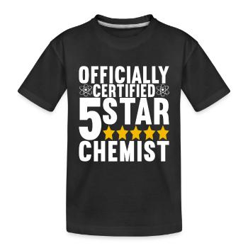 Chimiste chimiste - T-shirt bio Premium Enfant - noir - Devant