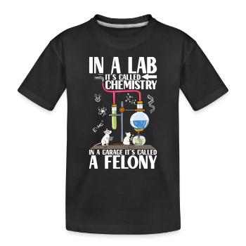 Chimiste chimiste - T-shirt bio Premium Enfant - noir - Devant