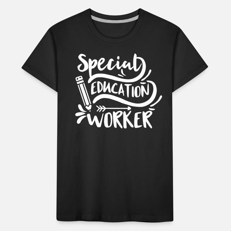 Travailleurs de l’enfance en difficulté Enseignants de l’enfance en difficulté T-shirt bio Premium Enfant