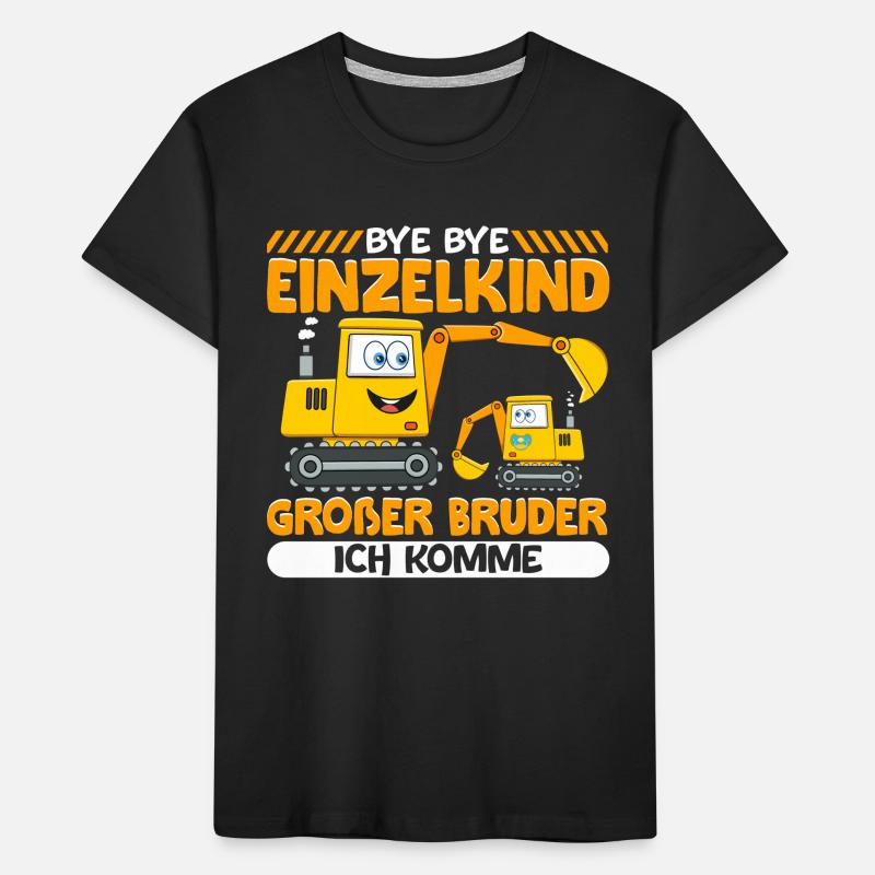 Ich werde ein Großer Bruder 2023 Kinder Premium Bio T-Shirt