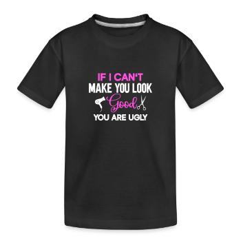 Coiffeur Disant Cadeau Salon de coiffure Coiffeur - T-shirt bio Premium Enfant - noir - Devant