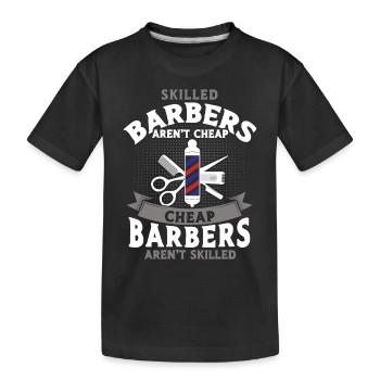 Hairdresser Saying Gift Hair Salon Hairdresser - Kids' Premium Organic T-Shirt - black - Front