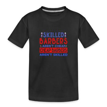 Hairdresser Saying Gift Hair Salon Hairdresser - Kids' Premium Organic T-Shirt - black - Front